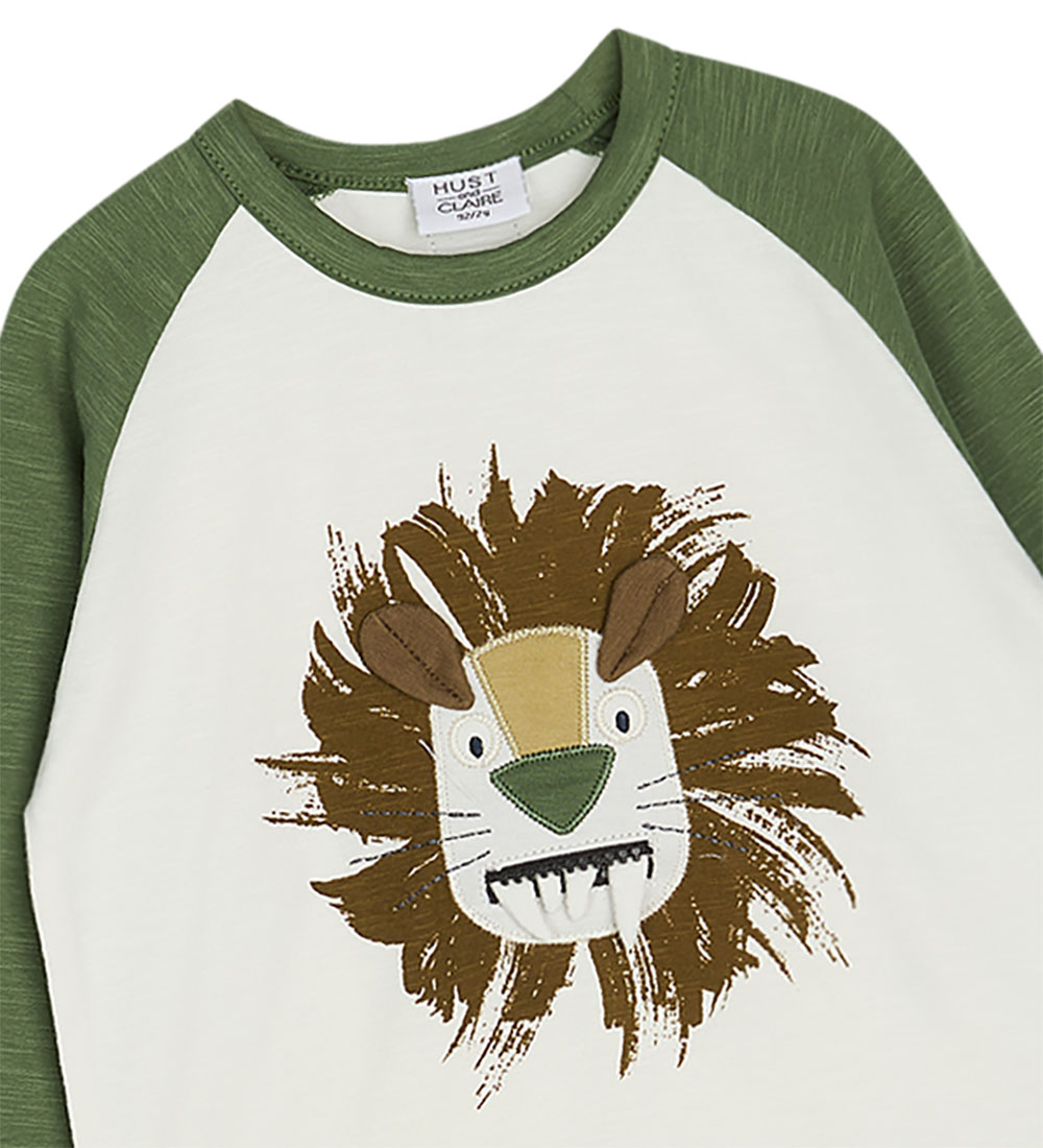 Hust and Claire Bluse - Archie - Elm Green