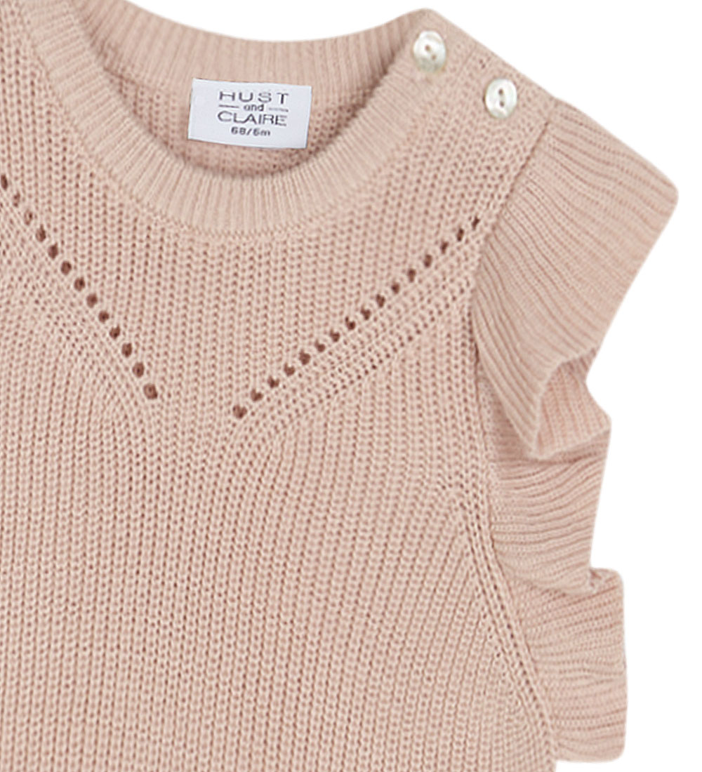 Hust and Claire Vest - Strik - Nadiina - Peach Dust