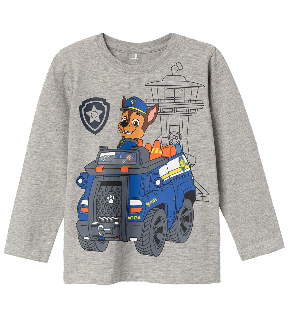 Name It Bluse - NmmAbsalon PawPatrol - Grey Melange