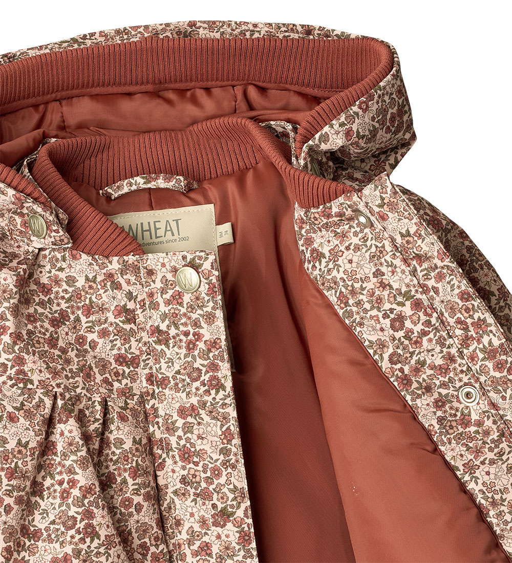 Wheat Vinterjakke - Mimmi Tech - Rose Dust Flowers