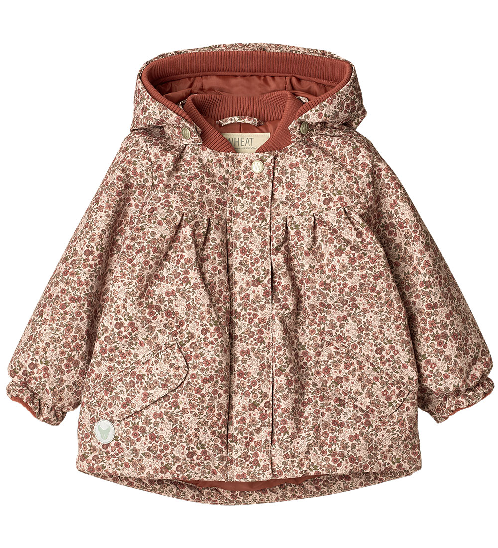 Wheat Vinterjakke - Mimmi Tech - Rose Dust Flowers