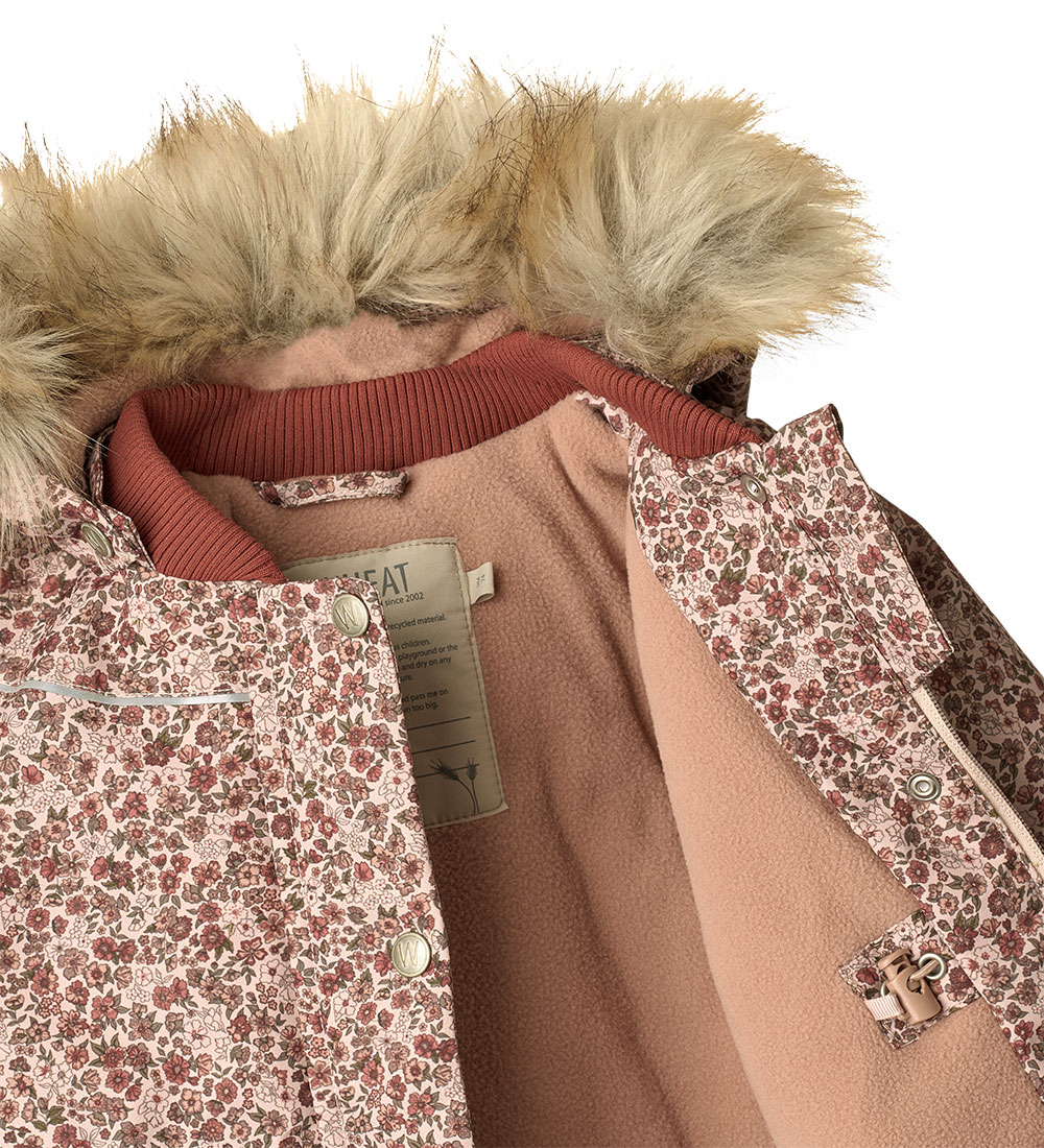 Wheat Vinterjakke - Mathilde Tech - Rose Dust Flowers