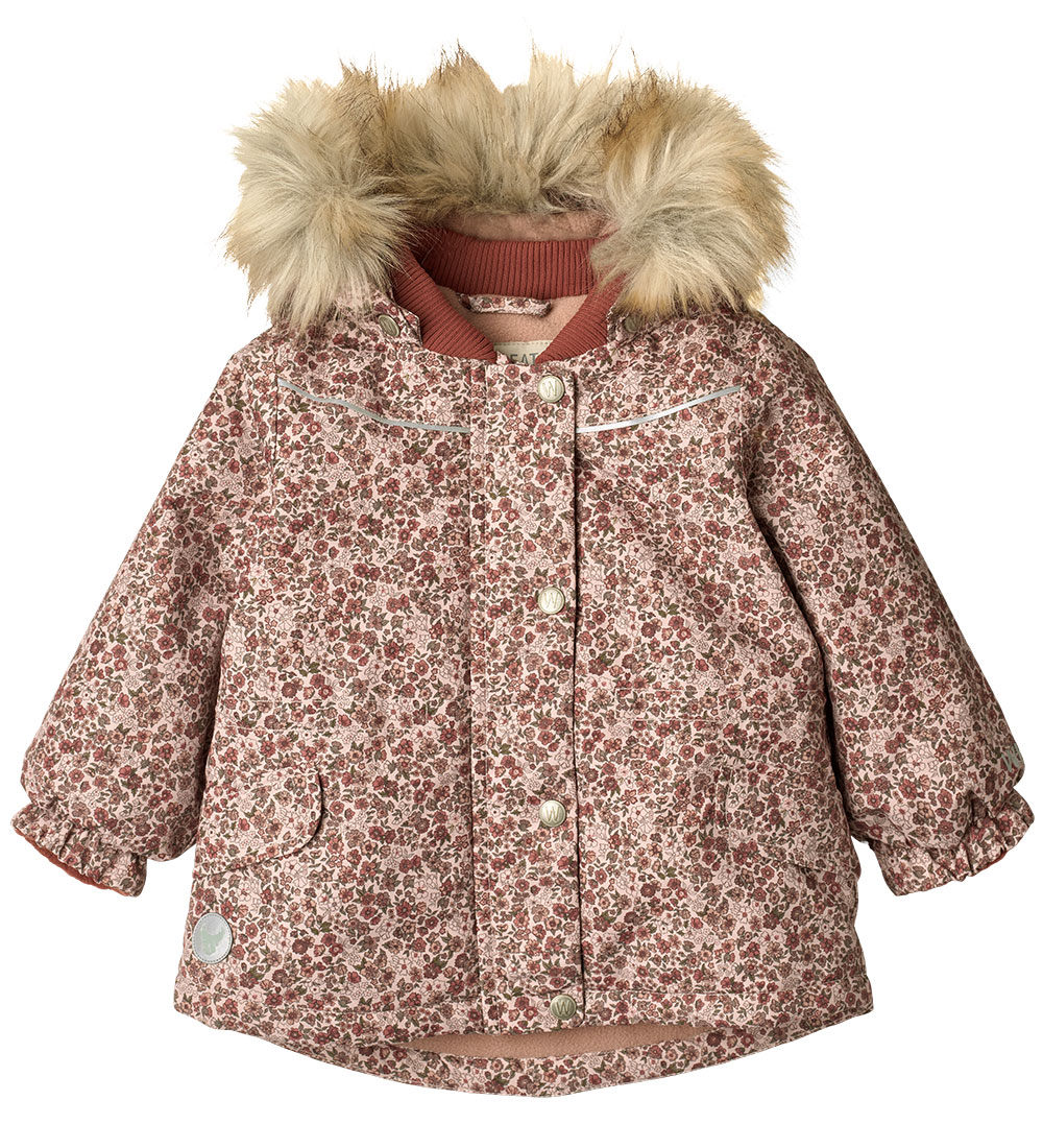 Wheat Vinterjakke - Mathilde Tech - Rose Dust Flowers
