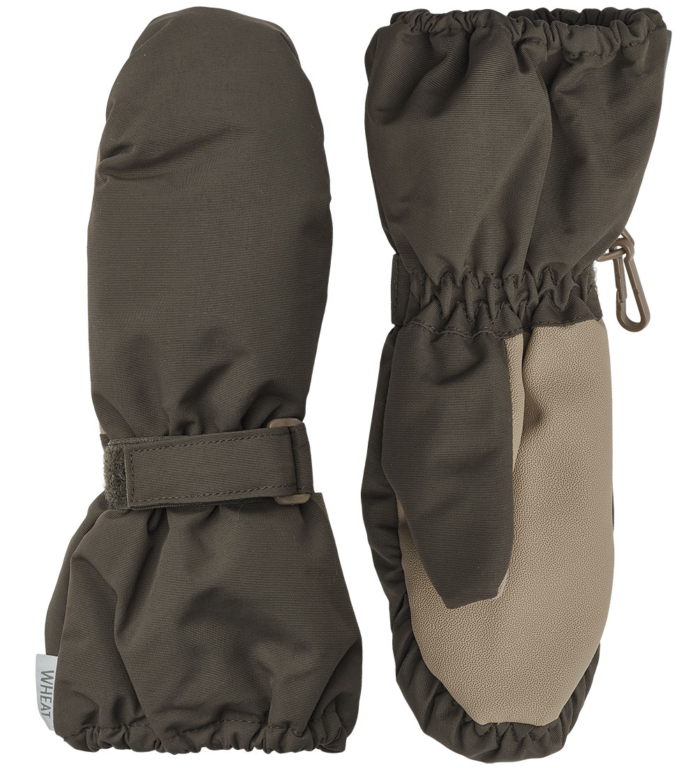 Wheat Luffer - Mittens Tech - Dry Black