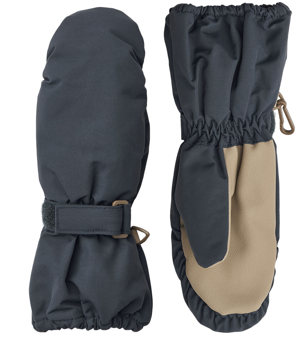Wheat Luffer - Mittens Tech - Dark Blue