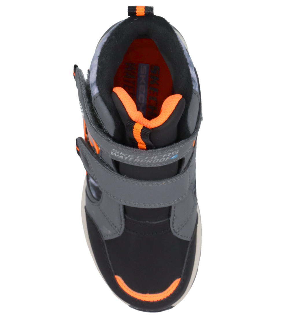 Skechers Vinterstøvler m. Lys - Storm Blazer - Tex - Charcoal Bl