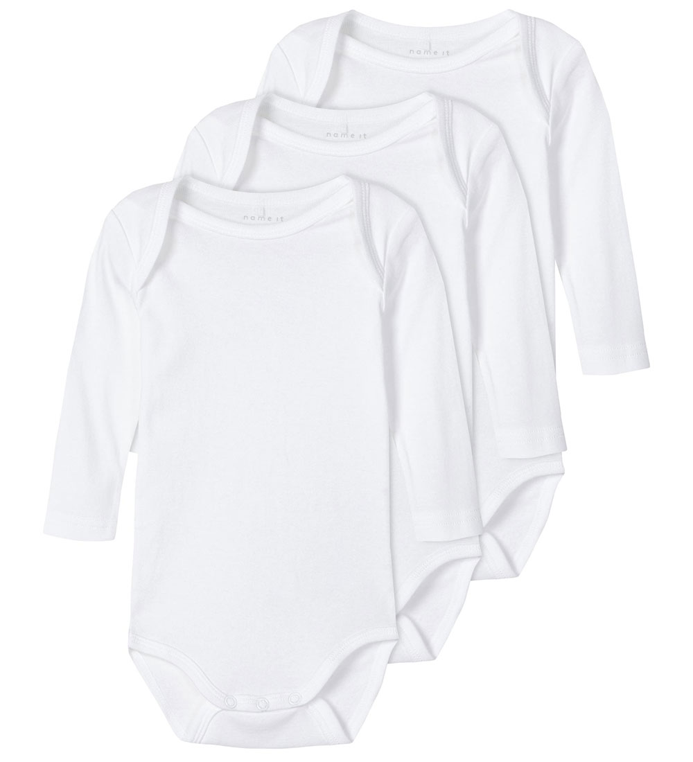 Name It Body l/æ - Noos - NbnBody - 3-pak - Bright White