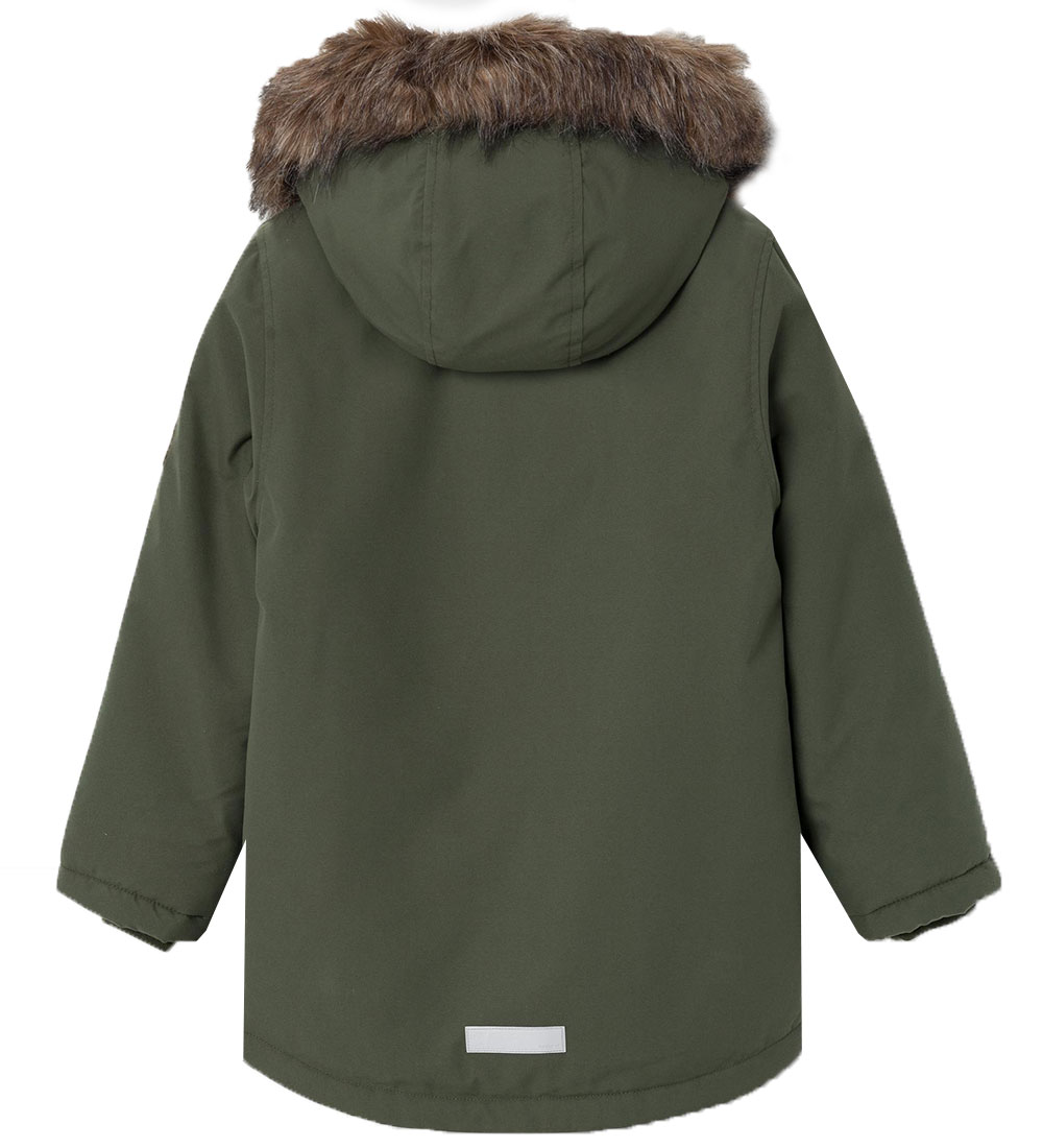 Name It Vinterjakke - NkmMarlin Parka - Climbing Ivy