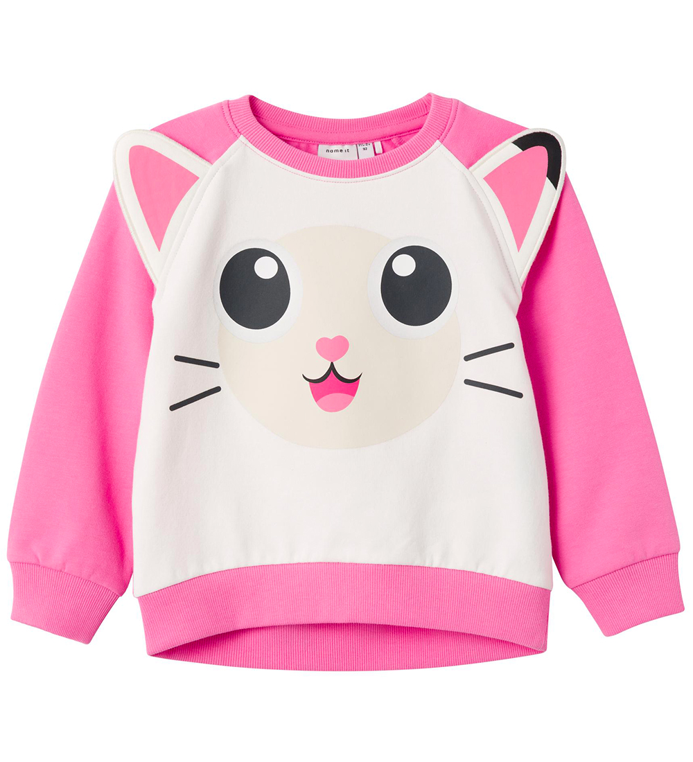 Name It Sweatshirt - NmfAmma Gabby - Pink Cosmos