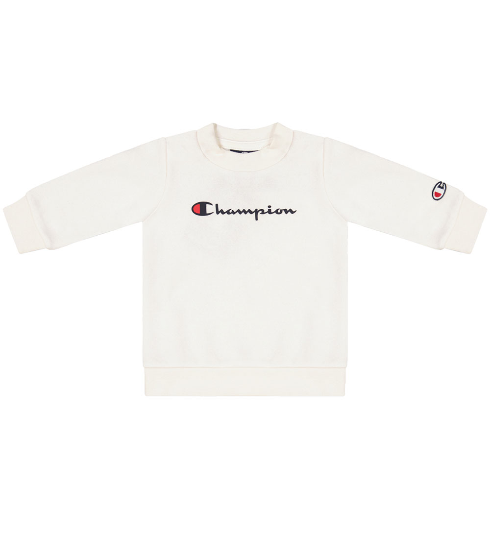 Champion Sweatsæt - Sweatshirt/Sweatpants - Dusty Rose/Hvid