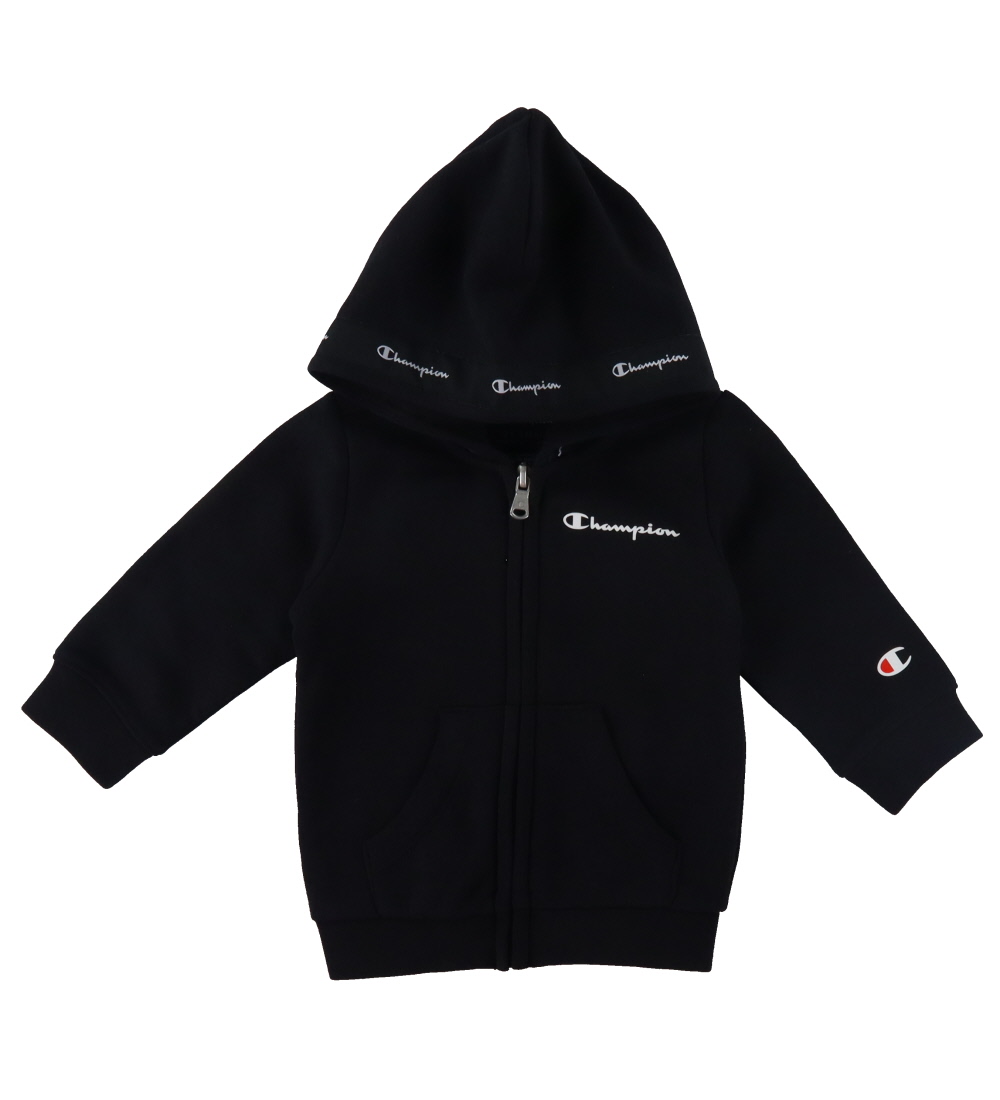 Champion Sweatsæt - Cardigan/Sweatpants - Sort/Sort