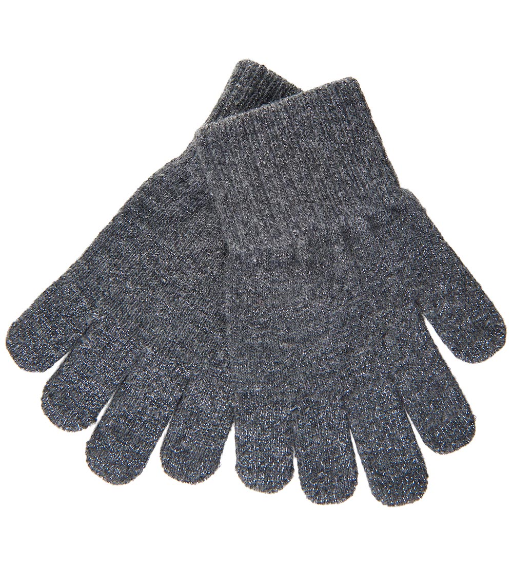 Mikk-Line Handsker - Uld/Polyamid - 3-pak - Dark Mint/Black/Antr