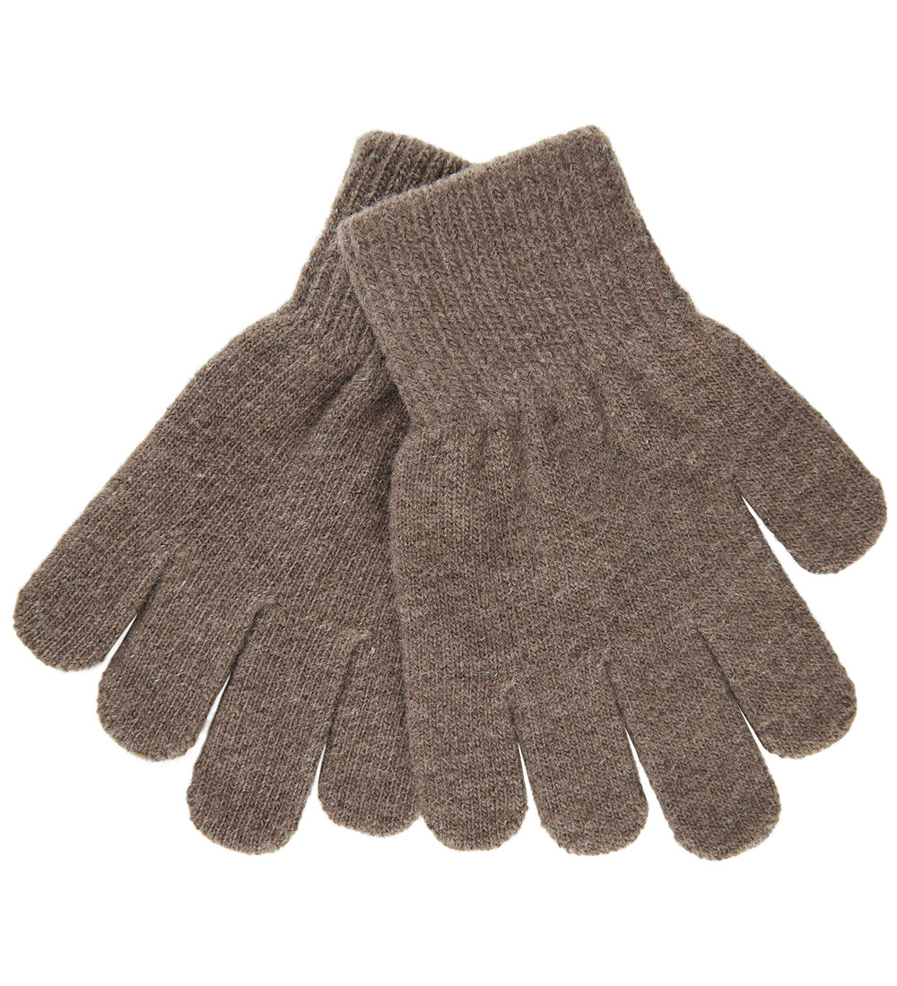 Mikk-Line Handsker - Uld/Polyamid - 3-pak - Beech/Slate Black/Ev