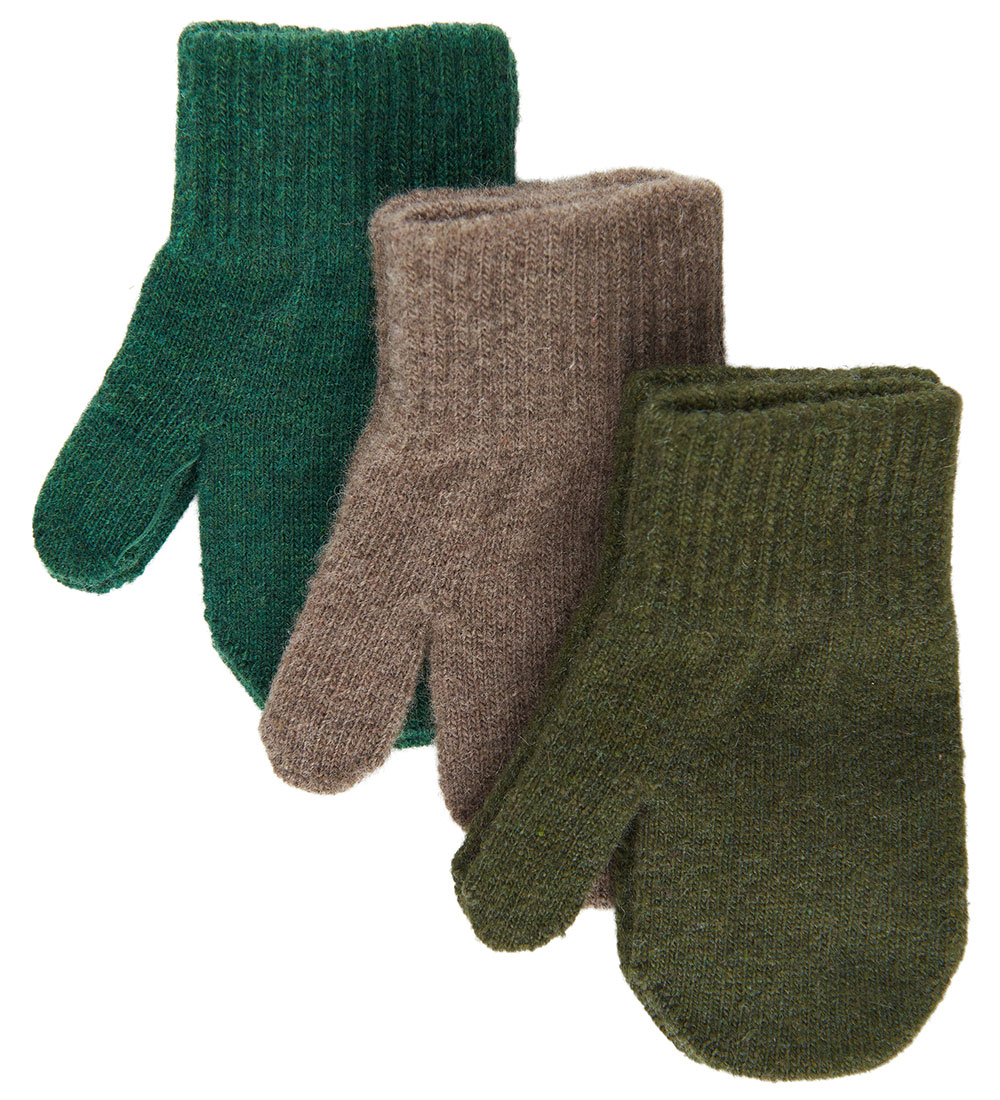 Mikk-Line Luffer - Uld/Polyamid - 3-pak - Beech/Slate Black/Ever