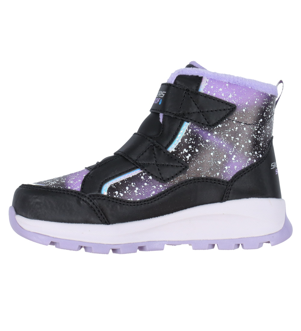 Skechers Vinterstøvler m. Lys - S Lights Storm Blazer - Black/La