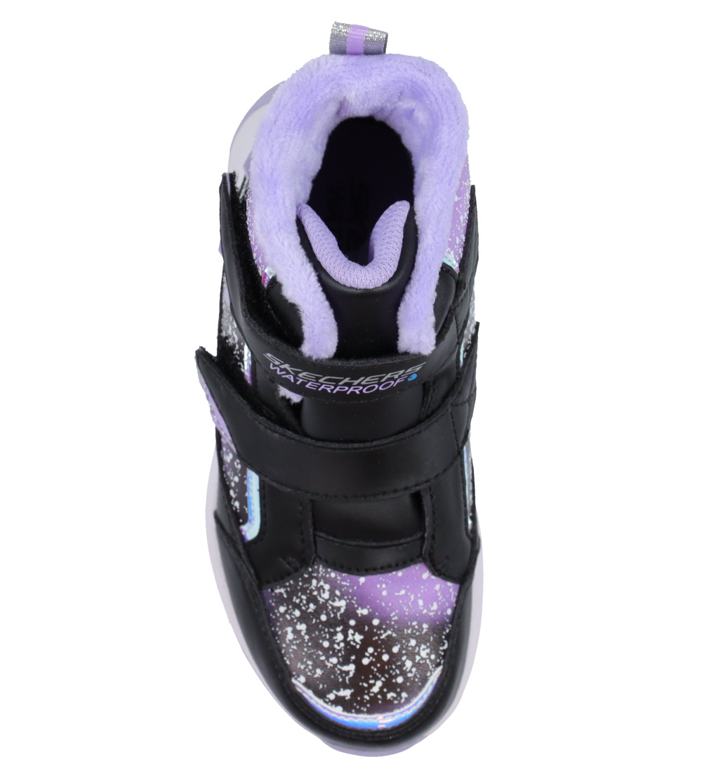 Skechers Vinterstøvler m. Lys - S Lights Storm Blazer - Black/La