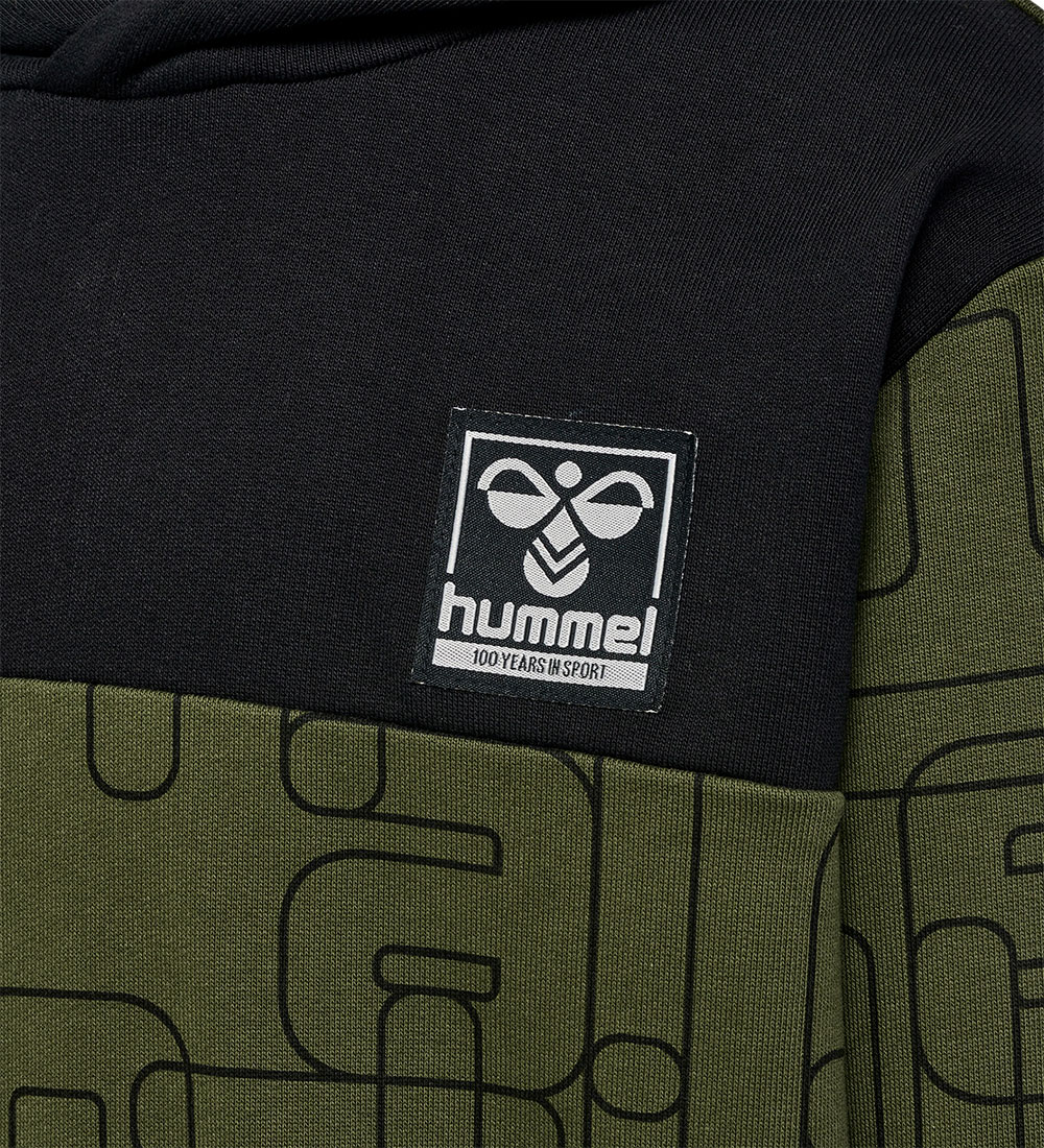 Hummel Hættetrøje - hmlEquality - Olive Night
