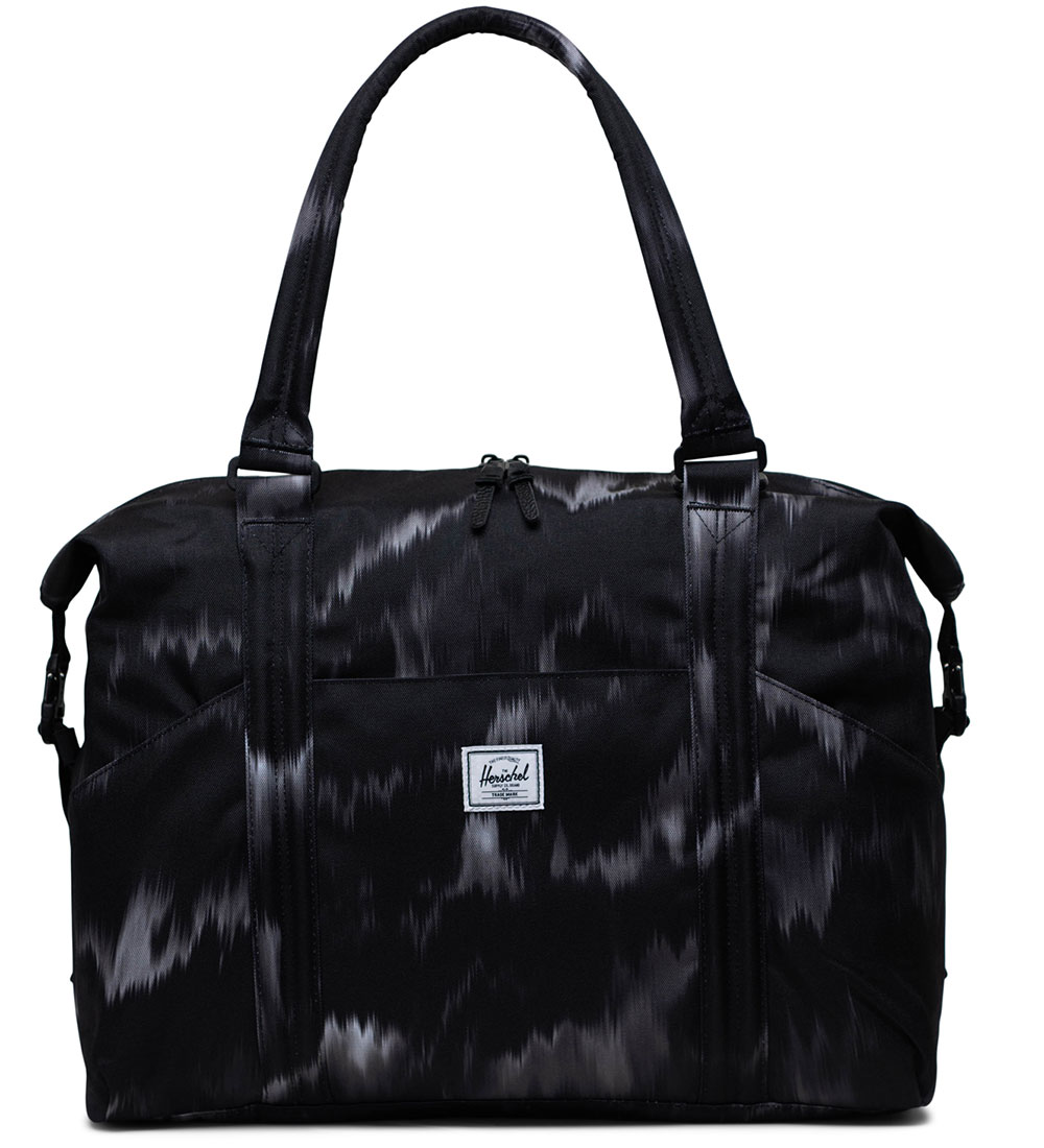 Herschel Pusletaske - Strand - EcoSystem - Blurred Ikat Black