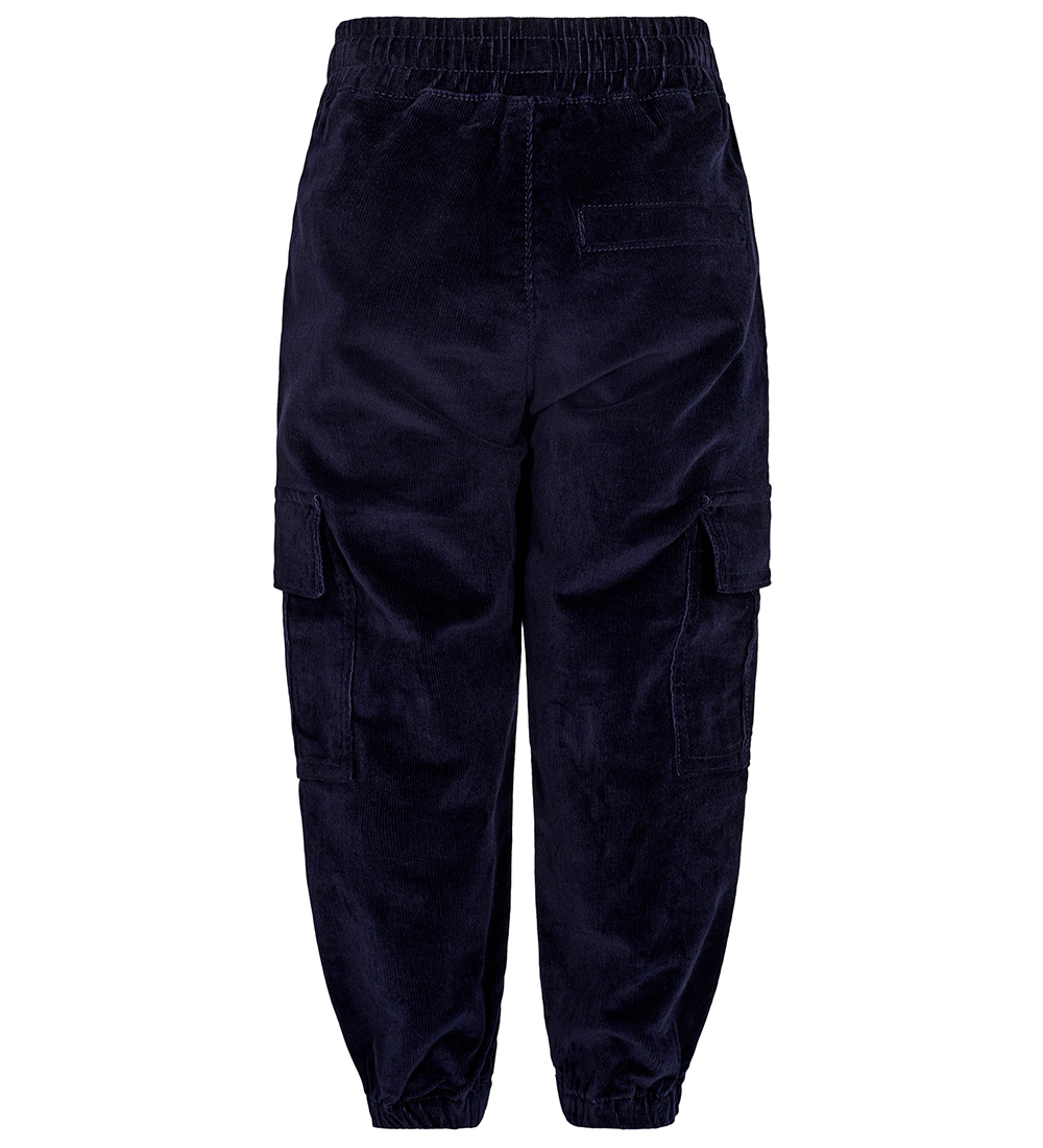Schnoor Fløjlsbukser - Travis - Navy