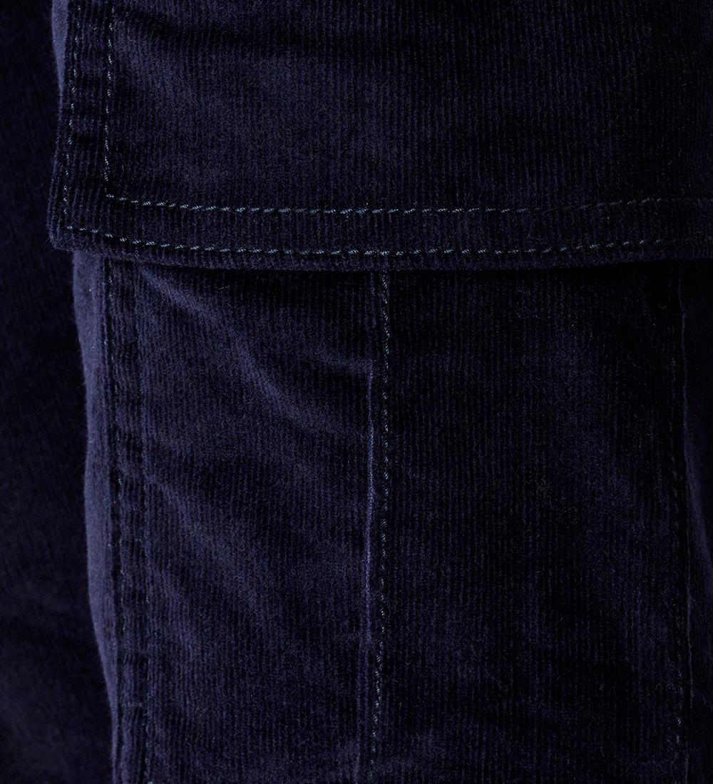 Schnoor Fløjlsbukser - Travis - Navy