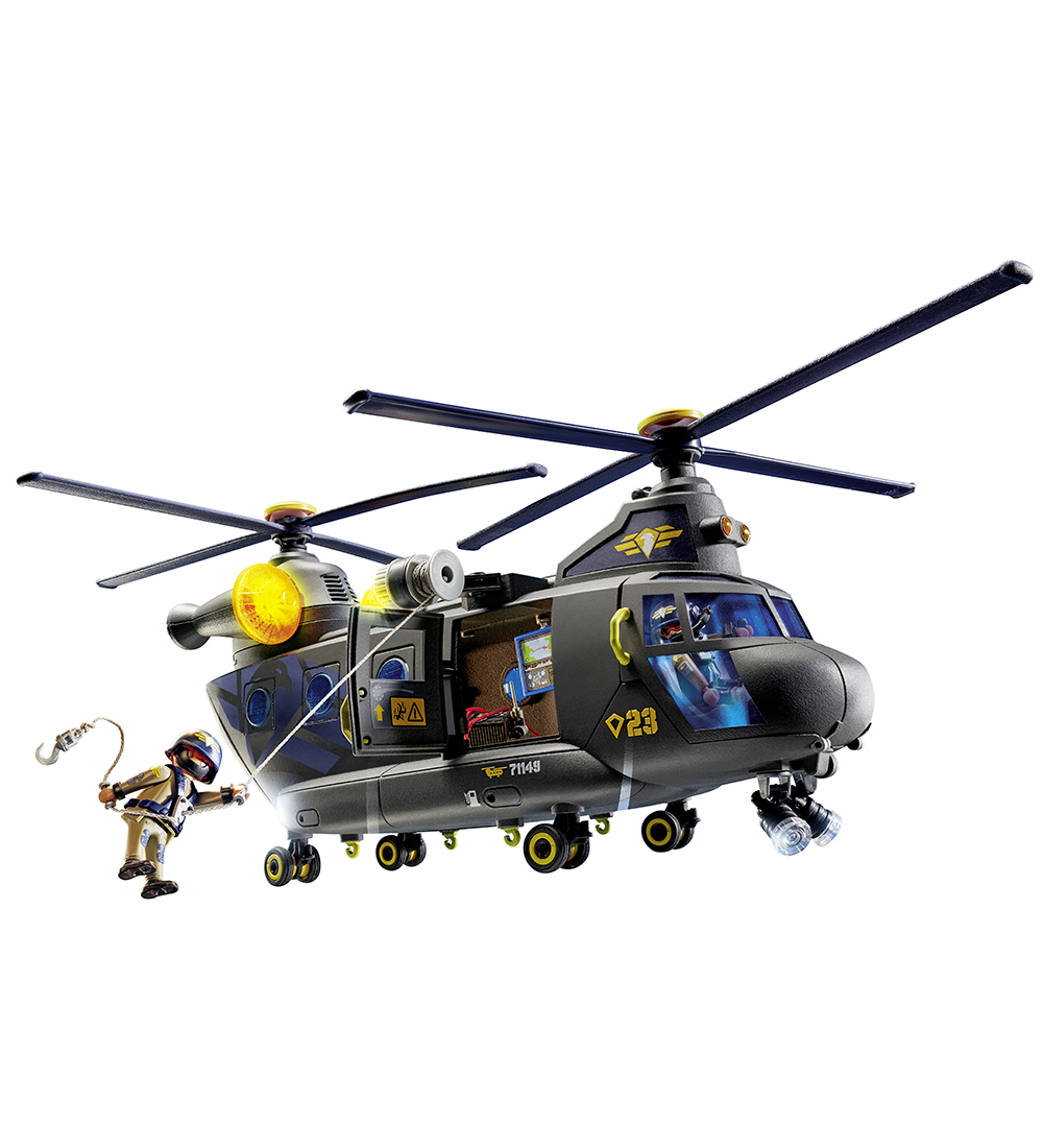 Playmobil City Action - SWAT-Redningsflyver - 71149 - 117 Dele