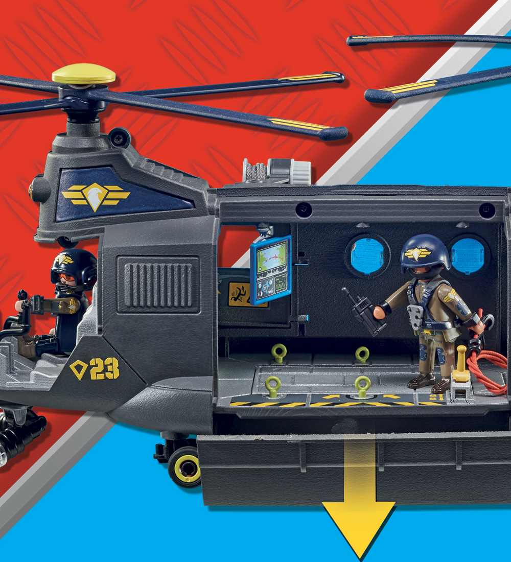Playmobil City Action - SWAT-Redningsflyver - 71149 - 117 Dele