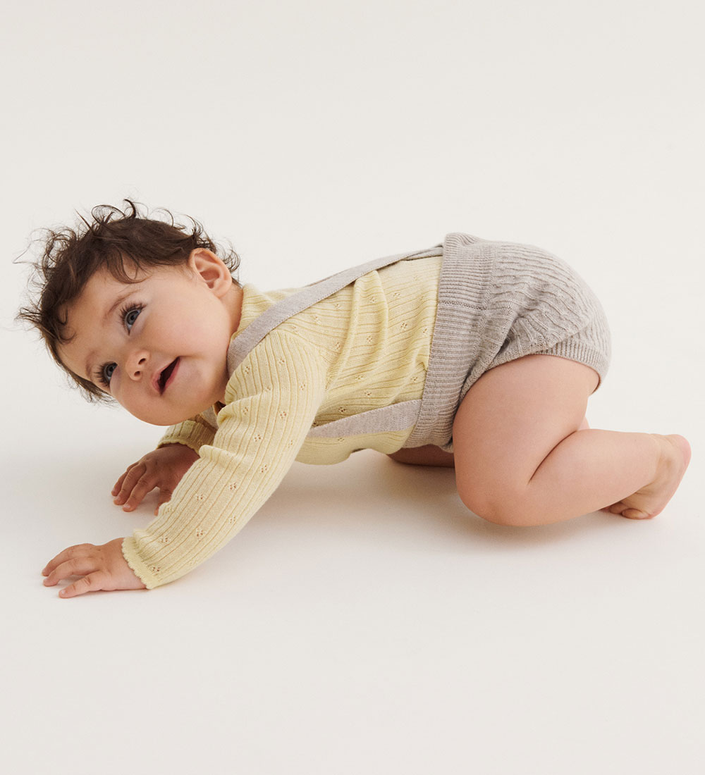 FUB Bloomers m. Seler - Uld - Light Beige Melange