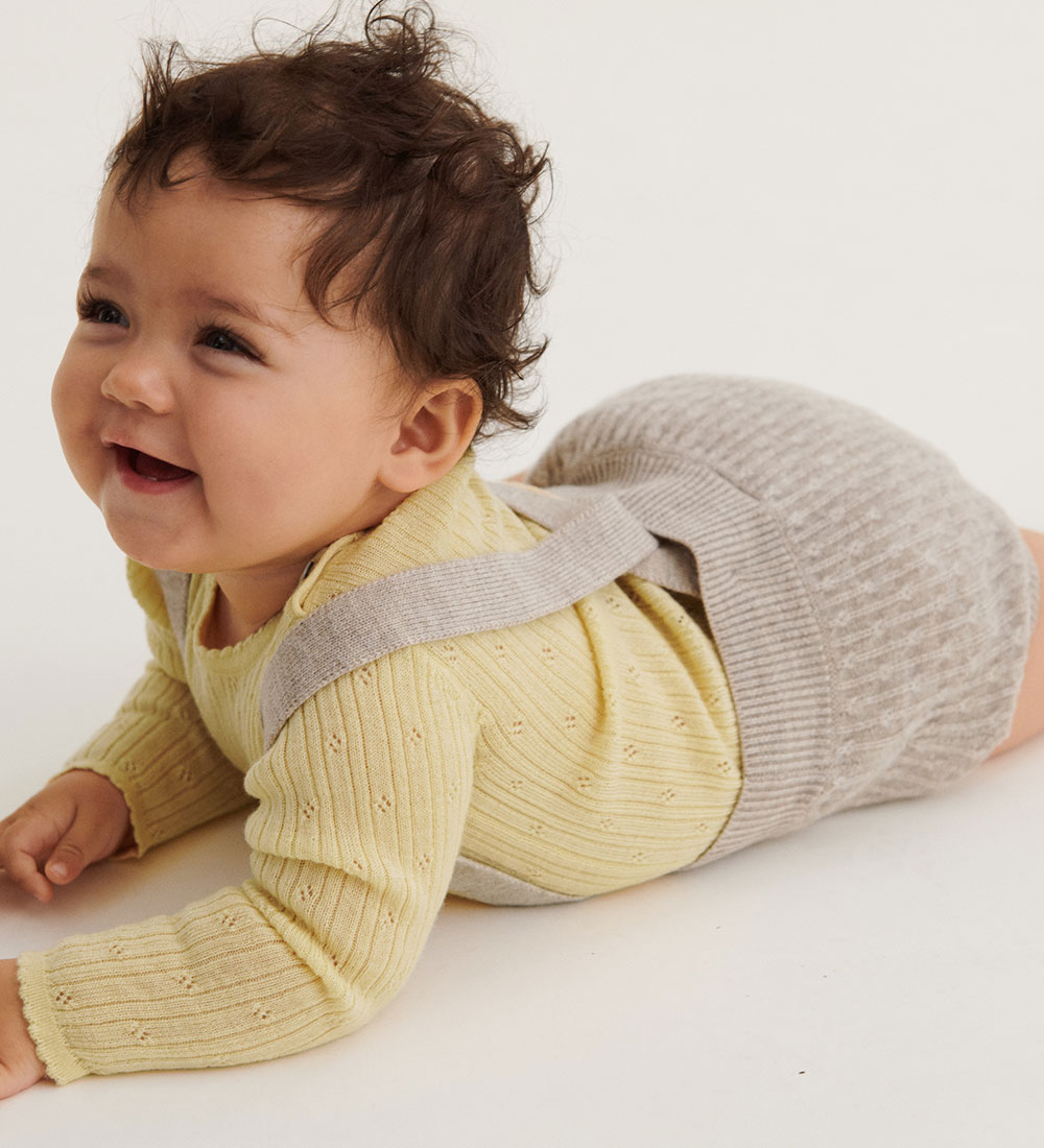 FUB Bloomers m. Seler - Uld - Light Beige Melange