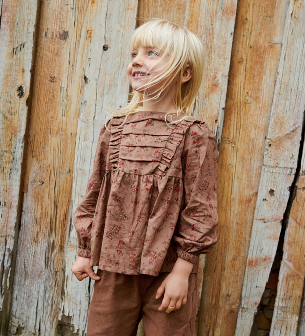 Wheat Bluse - Nolia - Berry Dust Flowers