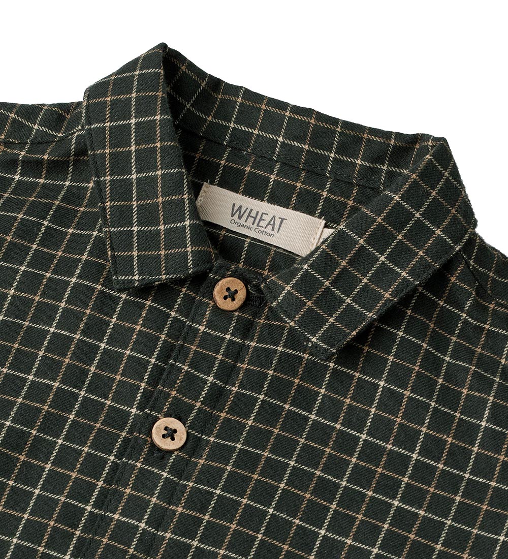 Wheat Skjorte - Oscar - Black Coal Check