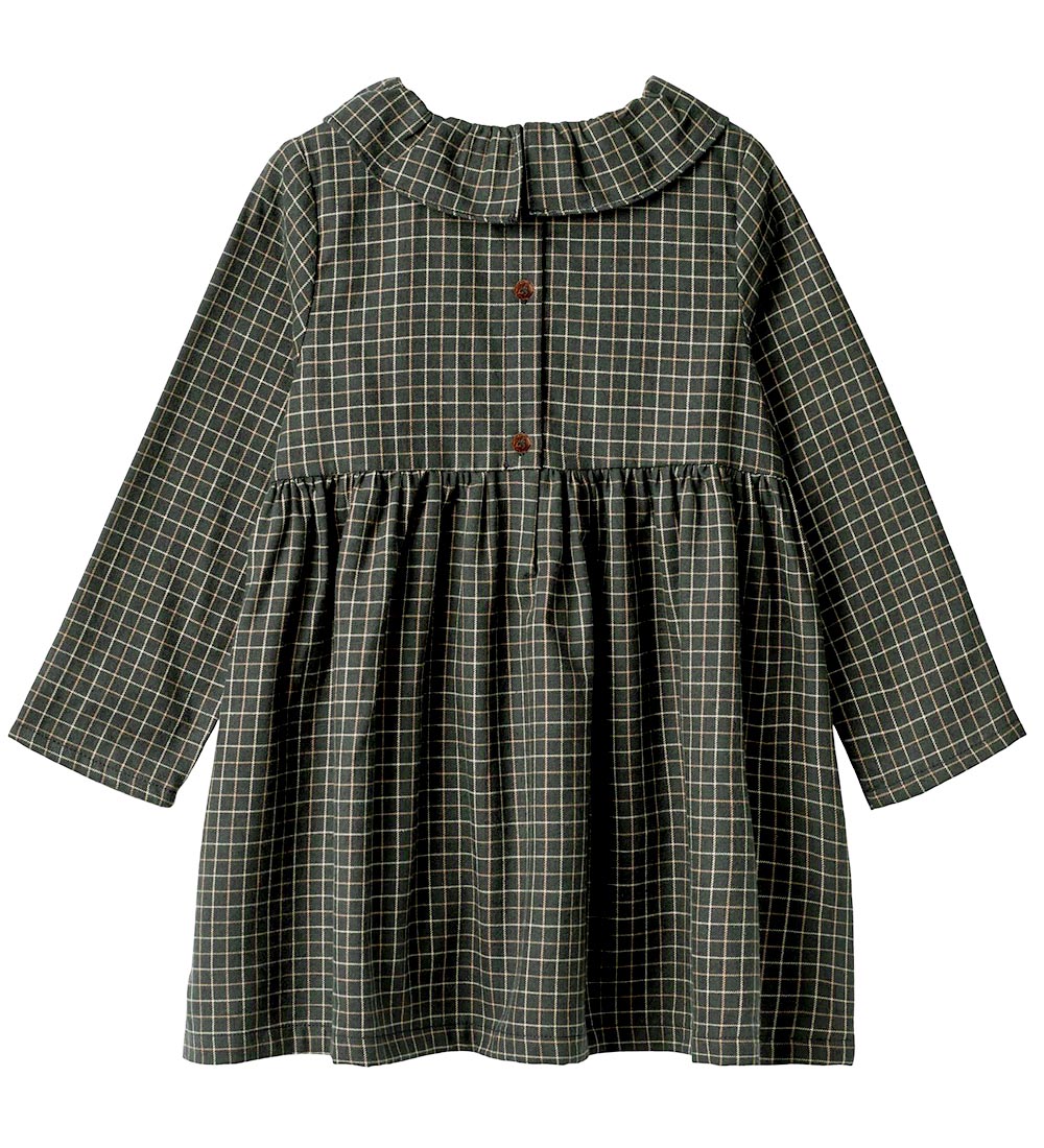 Wheat Kjole - Violetta - Black Coal Check
