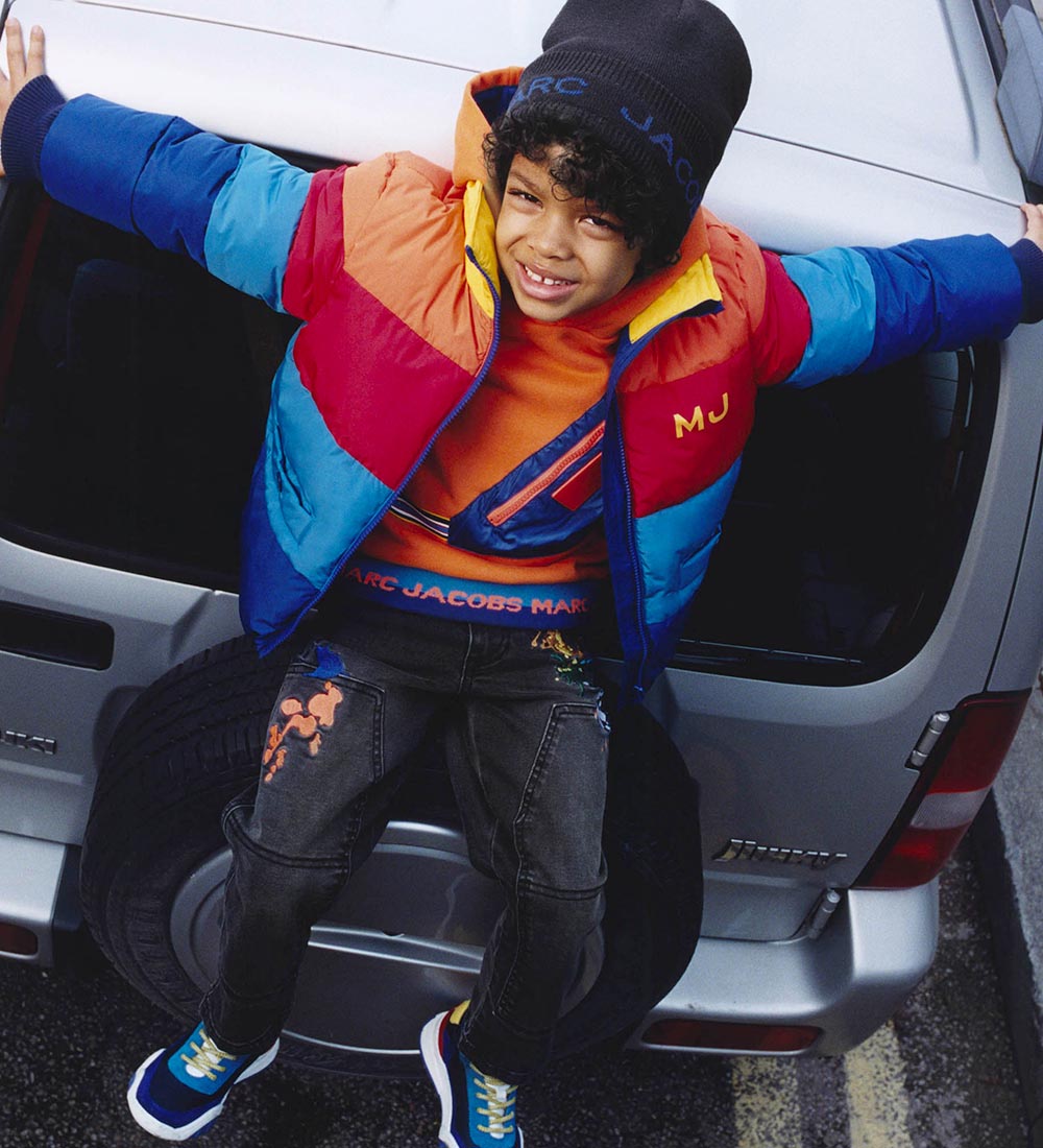 Little Marc Jacobs Dynejakke m. Fleece - Hip Hop Museum - Multif