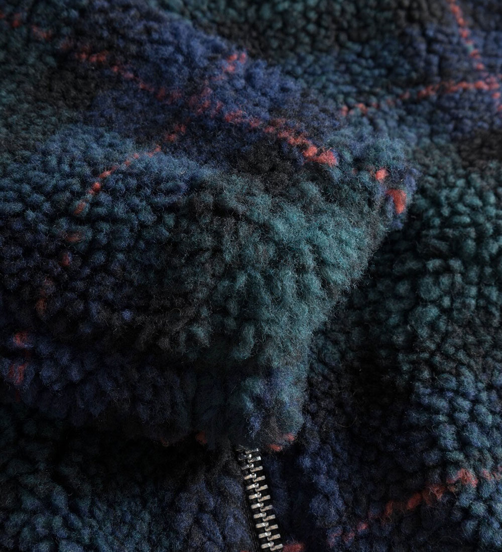 Les Deux Fleecejakke - Ren - Pine Green/Dark Navy