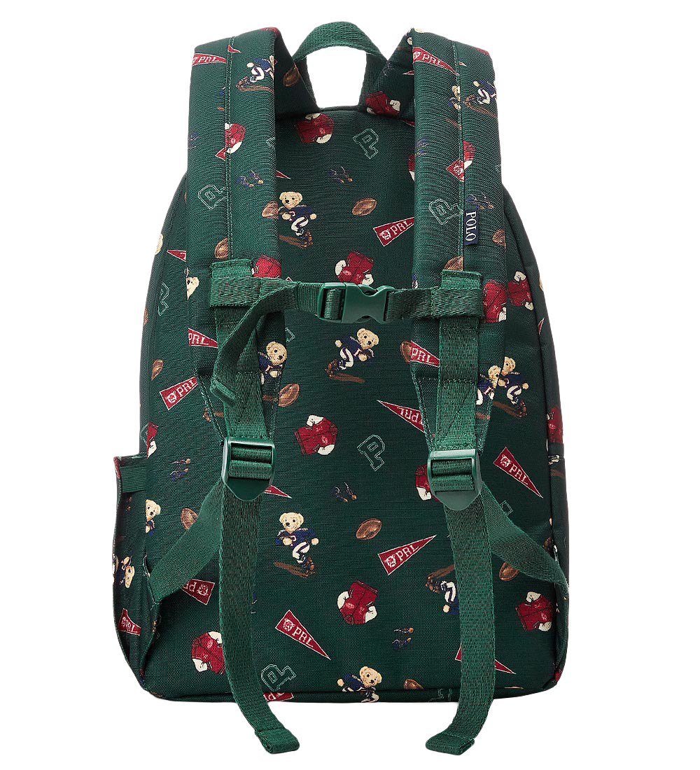 Polo Ralph Lauren Rygsæk - Polo Bistro Green m. Print
