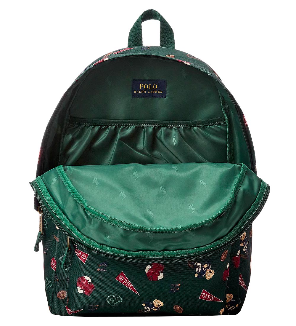 Polo Ralph Lauren Rygsæk - Polo Bistro Green m. Print