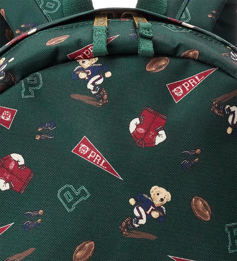 Polo Ralph Lauren Rygsæk - Polo Bistro Green m. Print