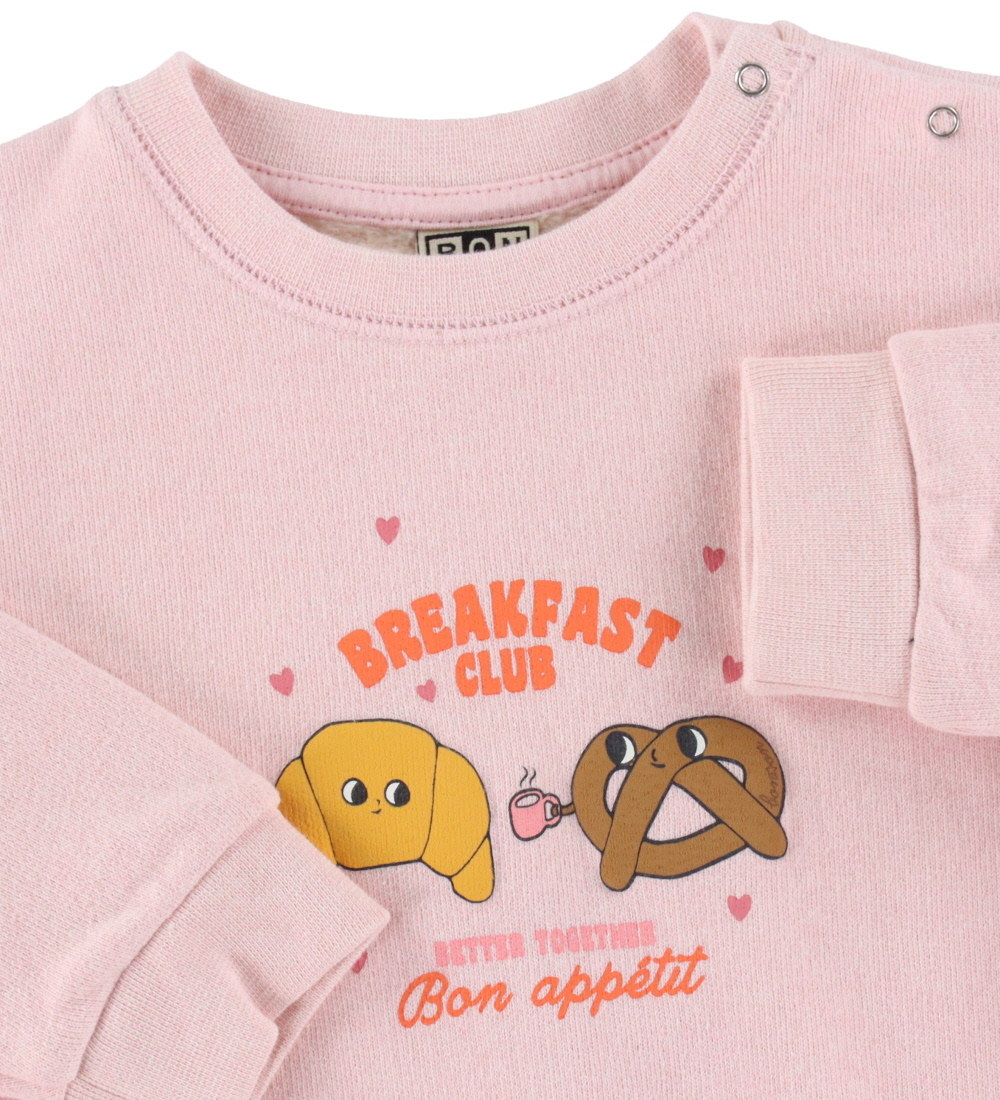 Bonton Sweatshirt - Breakfast - Rose Chine