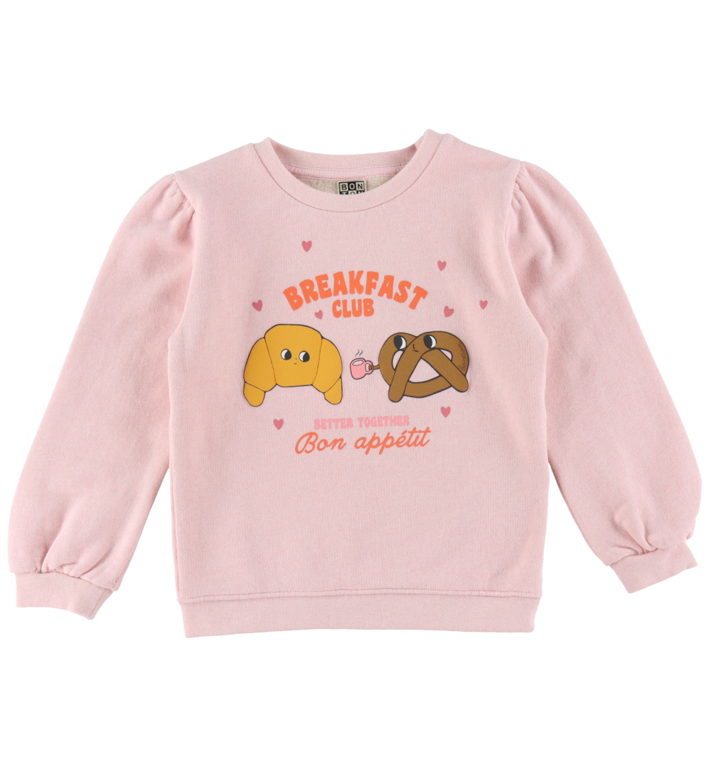 Bonton Sweatshirt - Breakfast - Rose Chine
