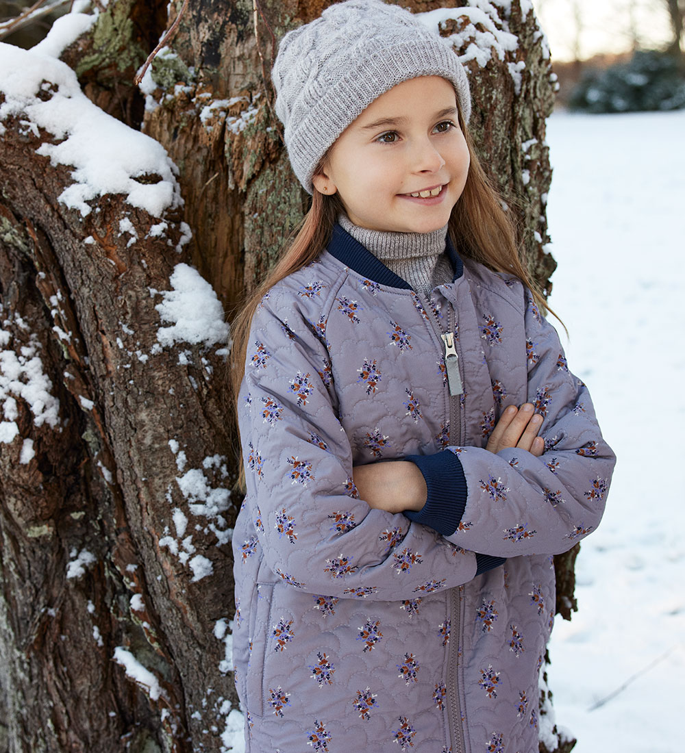 Noa Noa miniature Termojakke - Mini Girl BiancaNNM - Print Laven