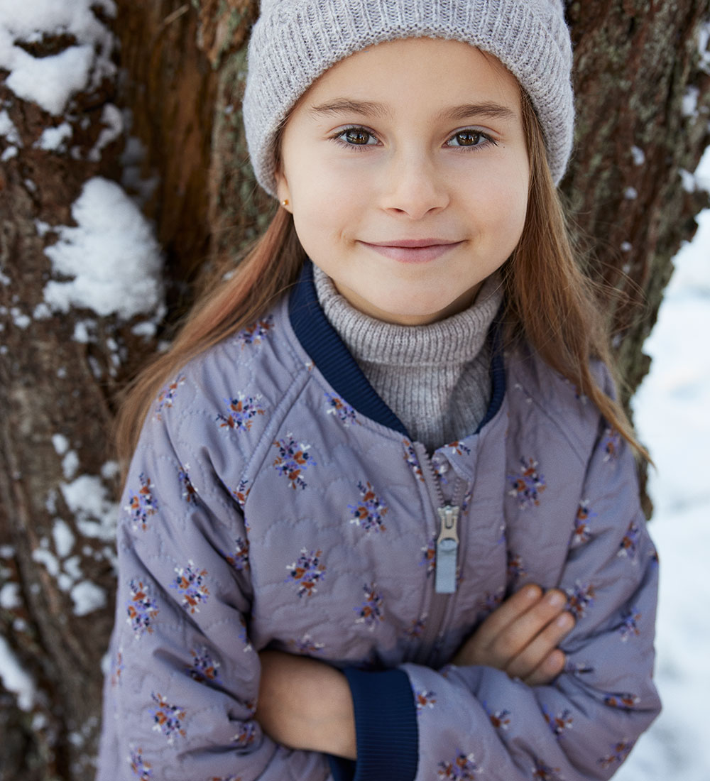 Noa Noa miniature Termojakke - Mini Girl BiancaNNM - Print Laven