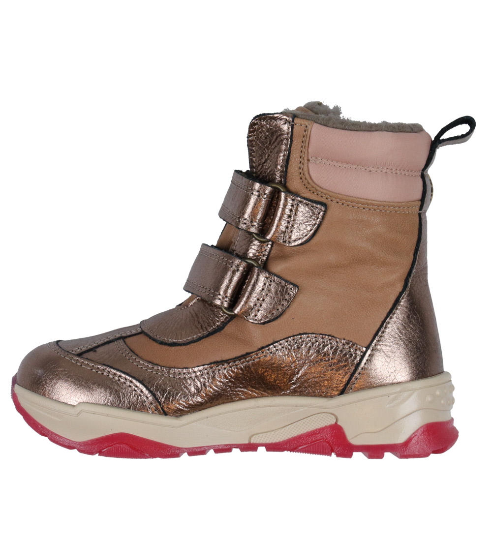 Bisgaard Vinterstøvler - Dorelle - Tex - Rose Gold Metallic