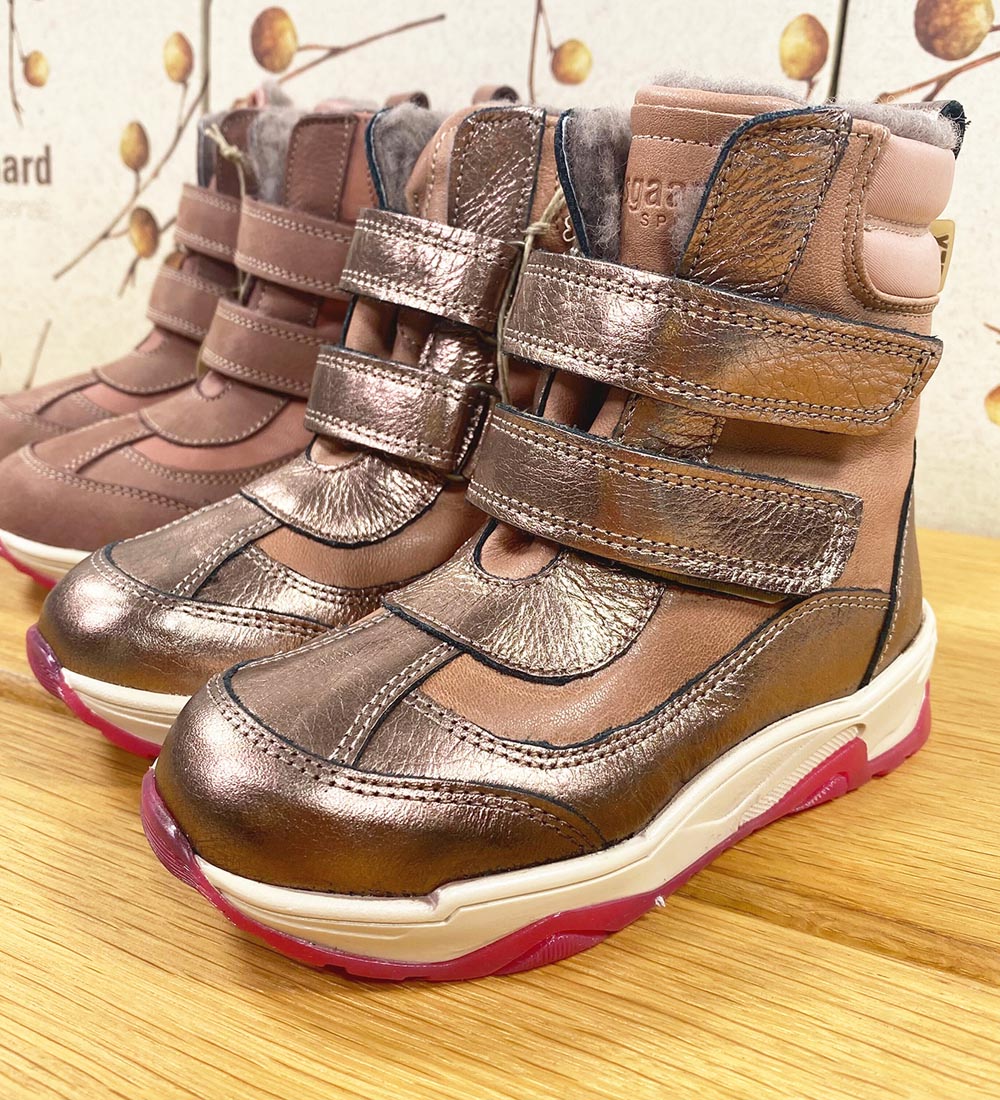 Bisgaard Vinterstøvler - Dorelle - Tex - Rose Gold Metallic