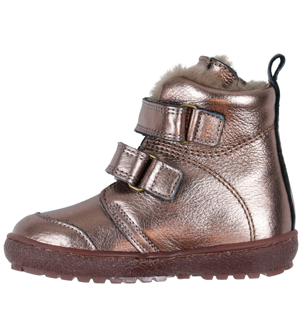 Bisgaard Vinterstøvler - Storm - Rose Gold Metallic