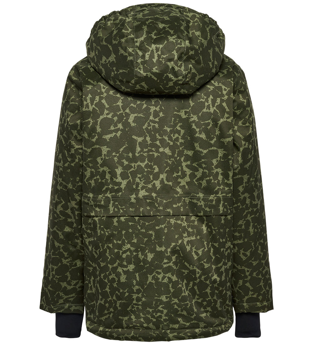 Hummel Vinterjakke - hmlUrban Tex - Olive Night