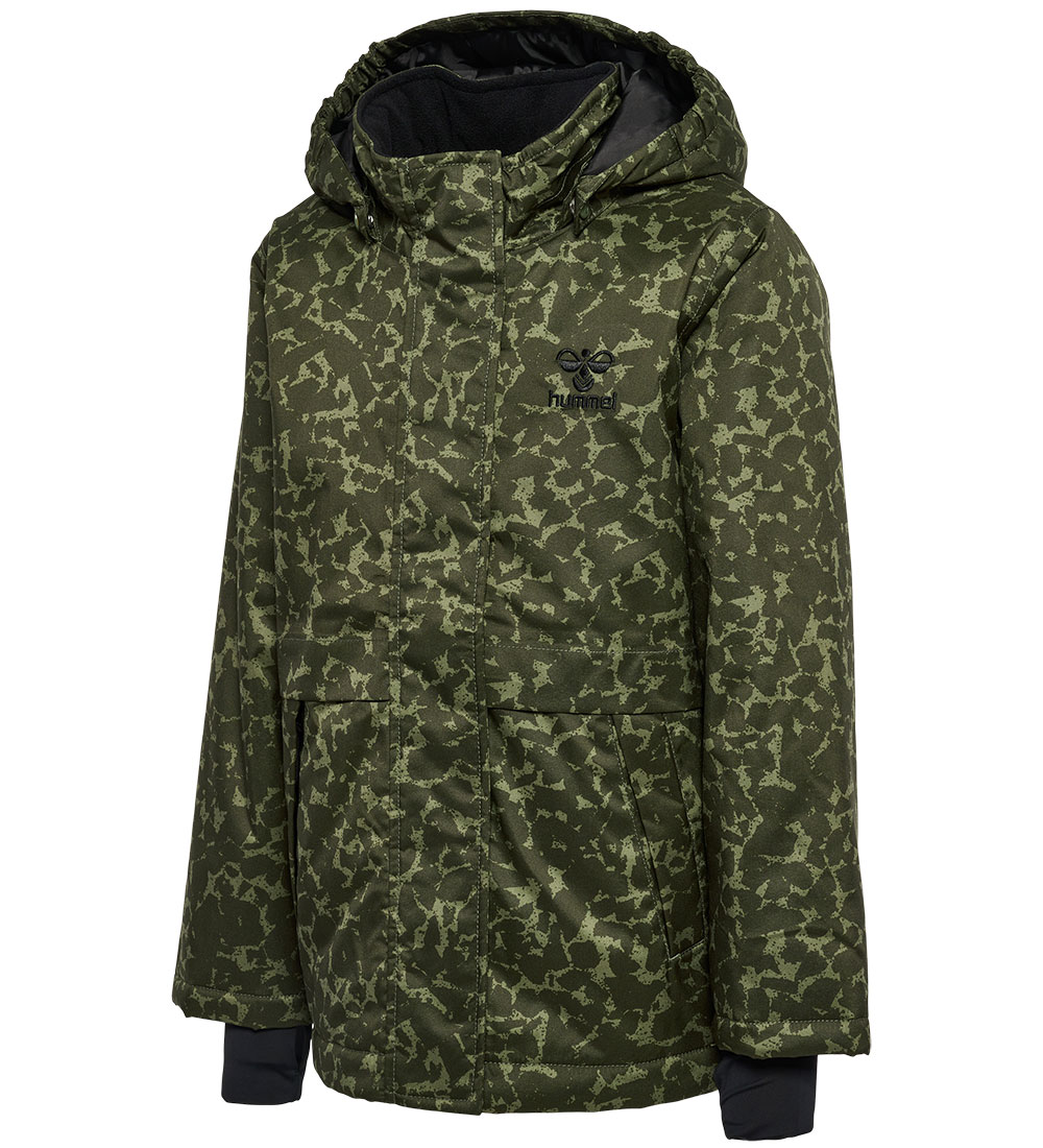 Hummel Vinterjakke - hmlUrban Tex - Olive Night