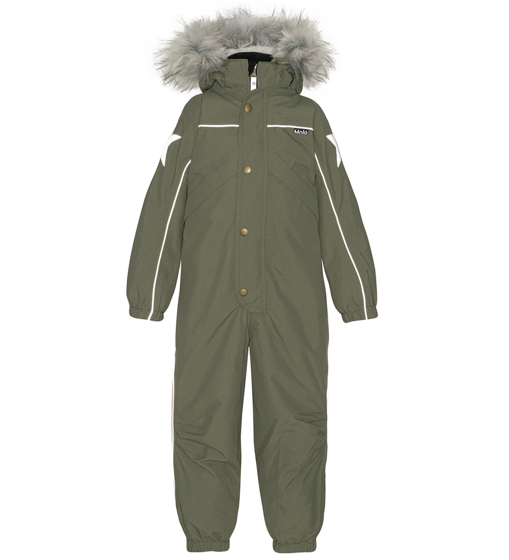 Molo Flyverdragt - Polaris Fur - Dusty Green