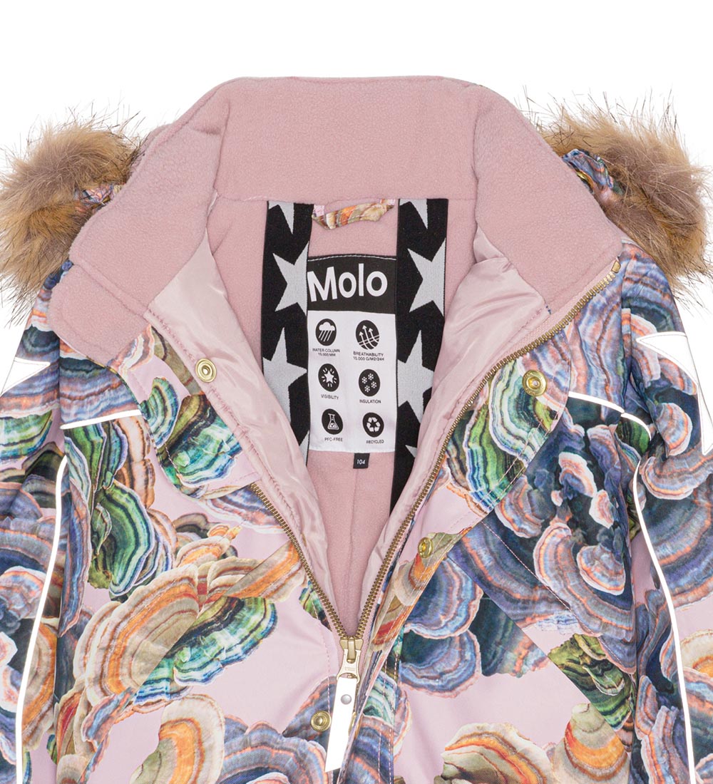 Molo Flyverdragt - Polaris Fur - Rainbow Fungi