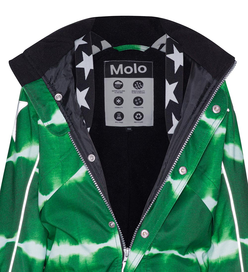 Molo Flyverdragt - Polaris - Tie Dye Green