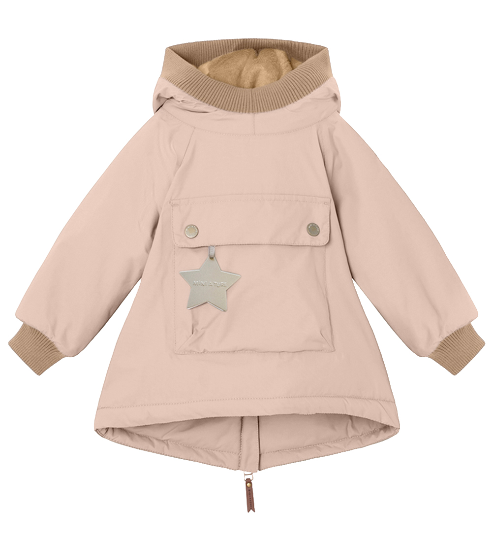Mini A Ture Vinterjakke - Baby Wen Anorak - Rose Dust
