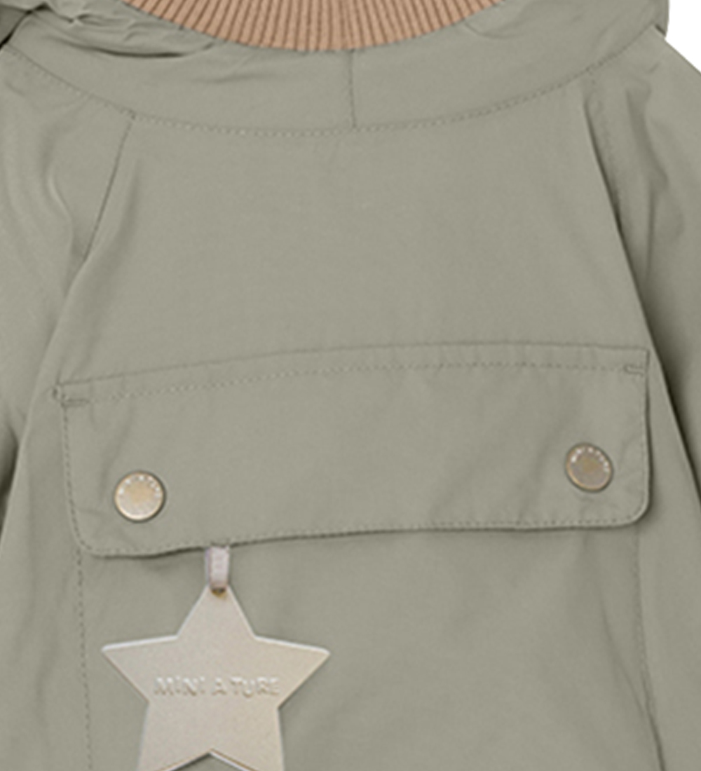 Mini A Ture Vinterjakke - Baby Wen Anorak - Vert